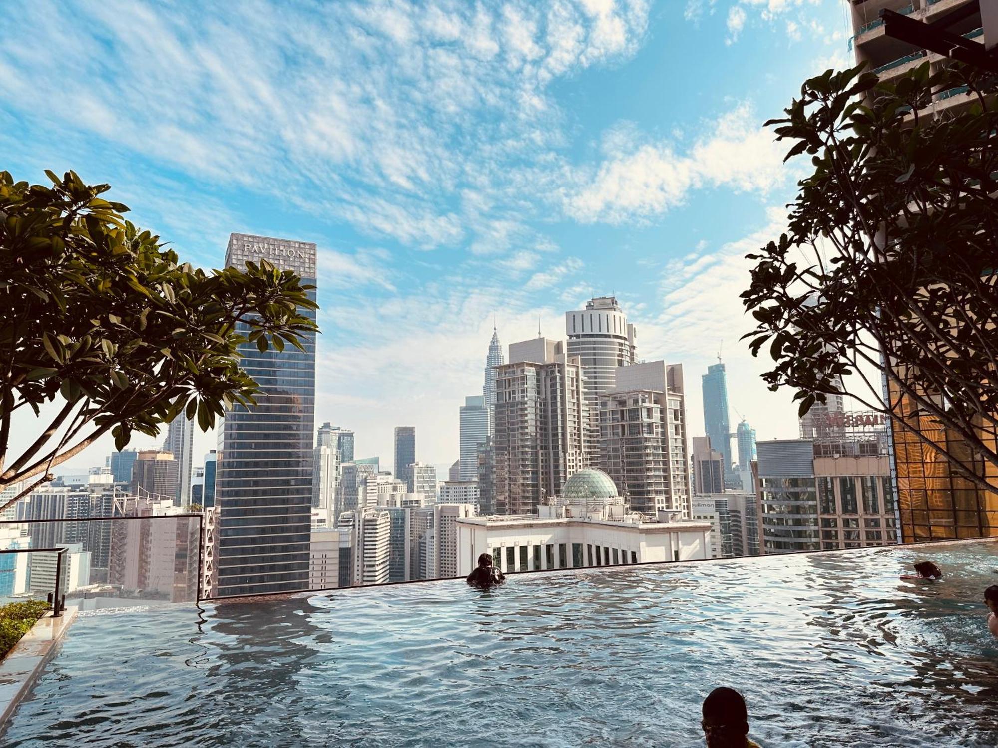 Apartamento Axon Infinity Pool Kl Kuala Lumpur Exterior foto